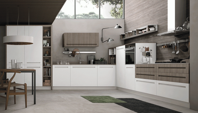 Mood di Stosa Cucine permette di riunire in un’unica zona la cucina e il living; è caratterizzato da uno stile discreto e raffinato. Gli elementi hanno la finitura impiallacciata Olmo Cenere e laccato opaco Ice. Uno modulo con anta base da 60 cm, prezzo a partire da 132 euro. www.stosa.it Mood di Stosa Cucine permette di riunire in un’unica zona la cucina e il living; è caratterizzato da uno stile discreto e raffinato. Gli elementi hanno la finitura impiallacciata Olmo Cenere e laccato opaco Ice. Uno modulo con anta base da 60 cm, prezzo a partire da 132 euro. www.stosa.it