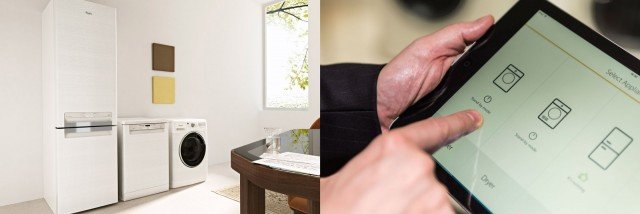 La tecnologia 6° Senso Live Technology di Whirlpool tramite un’App comandabile da tablet permette di dialogare con gli elettrodomestici in qualsiasi momento e capirne meglio la tecnologia. L’App consente inoltre il dialogo tra i singoli elettrodomestici, ottimizzandone le funzioni e le risorse e assicurando in questo modo anche il massimo risparmio energetico. La tecnologia è utilizzata per il set di elettrodomestici Greenkitchen™. www.whirlpool.it La tecnologia 6° Senso Live Technology di Whirlpool tramite un’App comandabile da tablet permette di dialogare con gli elettrodomestici in qualsiasi momento e capirne meglio la tecnologia. L’App consente inoltre il dialogo tra i singoli elettrodomestici, ottimizzandone le funzioni e le risorse e assicurando in questo modo anche il massimo risparmio energetico. La tecnologia è utilizzata per il set di elettrodomestici Greenkitchen™. www.whirlpool.it