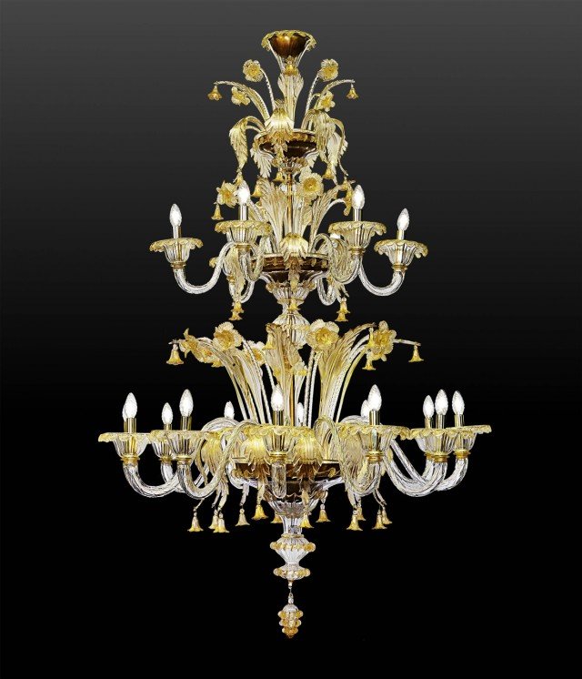 lampadario Maxim di Voltolina stile veneziano settecentesco oro lampadario Maxim di Voltolina stile veneziano settecentesco oro