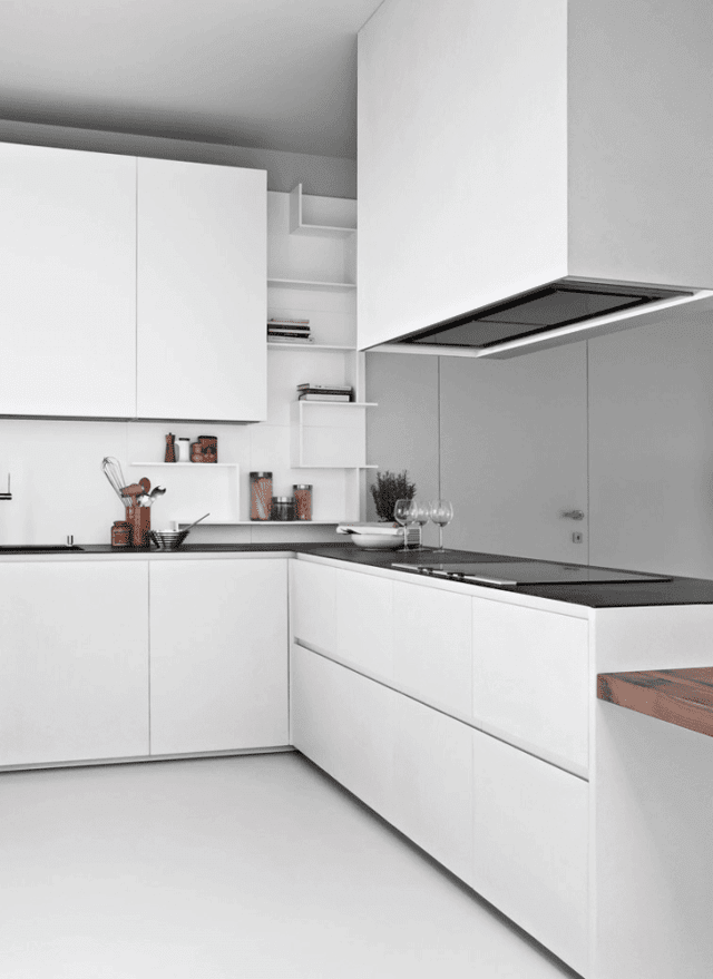 cucina con cappa grande Line K 16 di Zampieri Cucine cucina con cappa grande Line K 16 di Zampieri Cucine