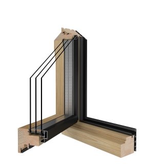 Legno all’interno, alluminio all’esterno: Duoline di Drutex è la finestra che soddisfa i requisiti degli edifici a basso consumo energetico e di quelli passivi e offre al contempo un’estetica di alto livello. In configurazione standard, è dotata di una vetrocamera a una intercapedine 4/16/4 con canalina; esiste poi la possibilità di avere una vetrocamera fino a 4 vetri. Il lato interno della finestra può essere realizzato in pino o meranti e verniciato con pittura opaca (colori RAL) o trasparente. La parte esterna, rivestita in alluminio, può essere realizzata in qualunque colore della ricca gamma di colori RAL. www.drutex.eu Legno all’interno, alluminio all’esterno: Duoline di Drutex è la finestra che soddisfa i requisiti degli edifici a basso consumo energetico e di quelli passivi e offre al contempo un’estetica di alto livello. In configurazione standard, è dotata di una vetrocamera a una intercapedine 4/16/4 con canalina; esiste poi la possibilità di avere una vetrocamera fino a 4 vetri. Il lato interno della finestra può essere realizzato in pino o meranti e verniciato con pittura opaca (colori RAL) o trasparente. La parte esterna, rivestita in alluminio, può essere realizzata in qualunque colore della ricca gamma di colori RAL. www.drutex.eu