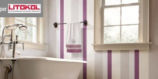 In bagno, décor a parete: senza le piastrelle e contenendo i costi