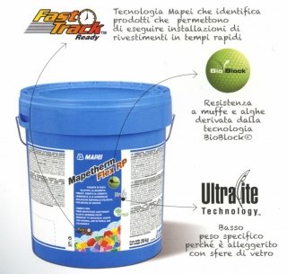Sviluppato per il recupero dei sistemi di isolamento termico degradati e di intonaci microfessurati, Mapetherm Flex RP di Mapei è un rasante in pasta, pronto all’uso ed esente da cemento, utilizzabile anche per la rasatura armata di pannelli isolanti di “cappotti termici”. Elevate le prestazioni offerti: elasticità, resistenza agli urti, adesione, colorabilità. (www.mapei.com) Sviluppato per il recupero dei sistemi di isolamento termico degradati e di intonaci microfessurati, Mapetherm Flex RP di Mapei è un rasante in pasta, pronto all’uso ed esente da cemento, utilizzabile anche per la rasatura armata di pannelli isolanti di “cappotti termici”. Elevate le prestazioni offerti: elasticità, resistenza agli urti, adesione, colorabilità. (www.mapei.com)