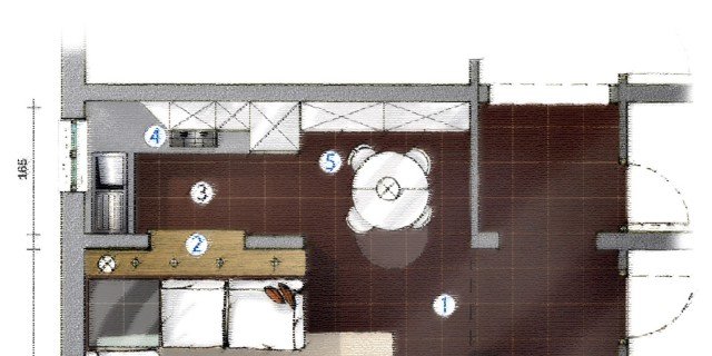 Progetti cose di casa Progetto cucina soggiorno