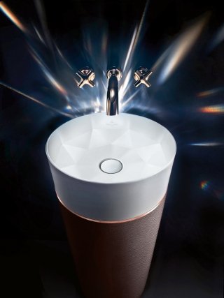 lavabo Octagon disegnato da Kai Steffan per Villeroy & Boch lavabo Octagon disegnato da Kai Steffan per Villeroy & Boch