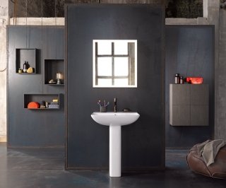 lavabo a colonna ME by Starck di Duravit. Monoforo lavabo a colonna ME by Starck di Duravit. Monoforo