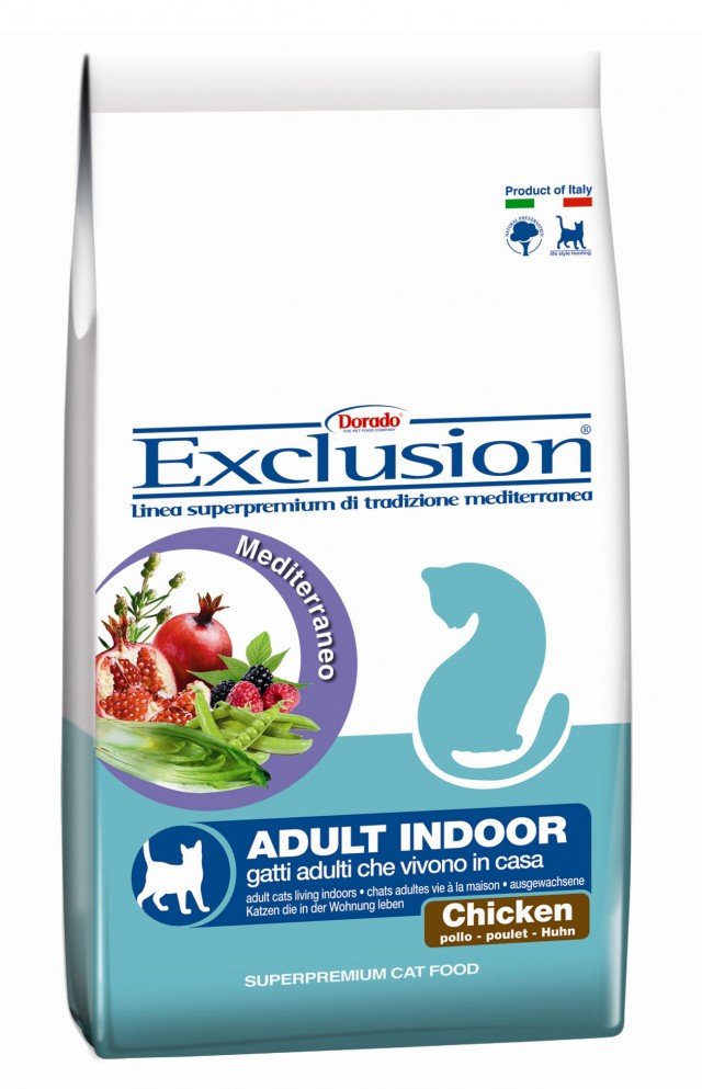 Exclusion Mediterraneo è una linea di alimenti per gatti, di qualità super premium Exclusion Mediterraneo è una linea di alimenti per gatti, di qualità super premium