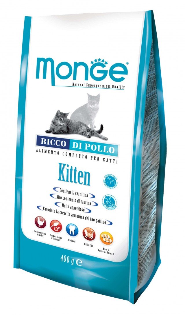 Kitten di Monge Superpremium alimento gatto Kitten di Monge Superpremium alimento gatto