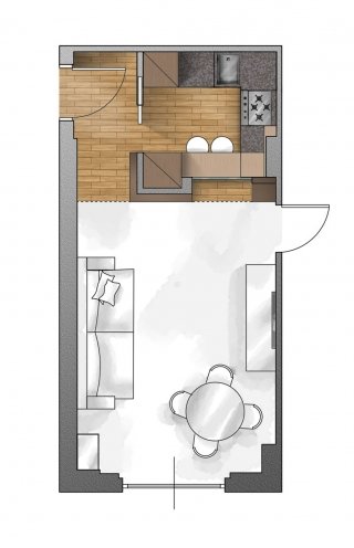 pianta cucina schermata nel soggiorno pianta cucina schermata nel soggiorno