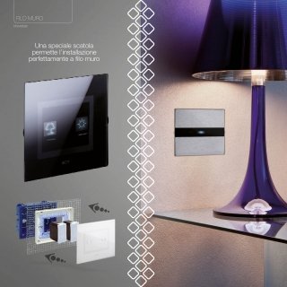 Punto luce filo-muro ave touch Punto luce filo-muro ave touch