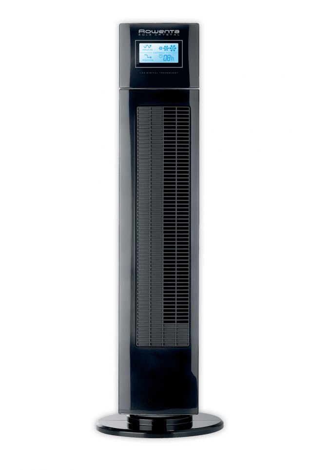 Eole Crystal VU6555 di Rowenta ha display LCD e telecomando per un controllo digitale delle funzioni anche a distanza, timer di autospegnimento e flusso d’aria che varia automaticamente a intervalli regolari creando un effetto di vento naturale. Prezzo 115,90 euro. www.rowenta.it Eole Crystal VU6555 di Rowenta ha display LCD e telecomando per un controllo digitale delle funzioni anche a distanza, timer di autospegnimento e flusso d’aria che varia automaticamente a intervalli regolari creando un effetto di vento naturale. Prezzo 115,90 euro. www.rowenta.it