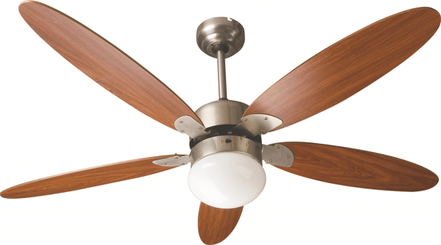 Il ventilatore AR5A130WR di Ardes ha diametro di 130 cm, 5 pale in noce, corpo in acciaio inox satinato, è regolabile su 3 velocità e funziona anche come lampadario. Prezzo 119 euro. www.ardes.it Il ventilatore AR5A130WR di Ardes ha diametro di 130 cm, 5 pale in noce, corpo in acciaio inox satinato, è regolabile su 3 velocità e funziona anche come lampadario. Prezzo 119 euro. www.ardes.it