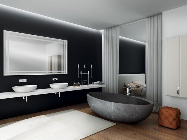 È realizzato in Duralight® bianco il lavabo I Bordi inserito nella collezione Autoritratti di Teuco. Poggia su mensola in marmo di Carrara. Misura L 60 x P 42 cm. Prezzo, Iva e rubinetteria escluse, 910 euro. www.teuco.it È realizzato in Duralight® bianco il lavabo I Bordi inserito nella collezione Autoritratti di Teuco. Poggia su mensola in marmo di Carrara. Misura L 60 x P 42 cm. Prezzo, Iva e rubinetteria escluse, 910 euro. www.teuco.it