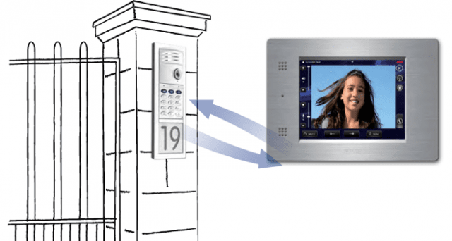 Touch screen domotico AVE con cornice alluminio ALLUMIA Touch screen domotico AVE con cornice alluminio ALLUMIA