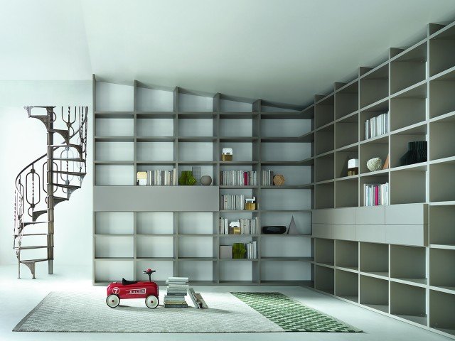 Sfruttare bene lo spazio con libreria Lema Selecta 2 Sfruttare bene lo spazio con libreria Lema Selecta 2