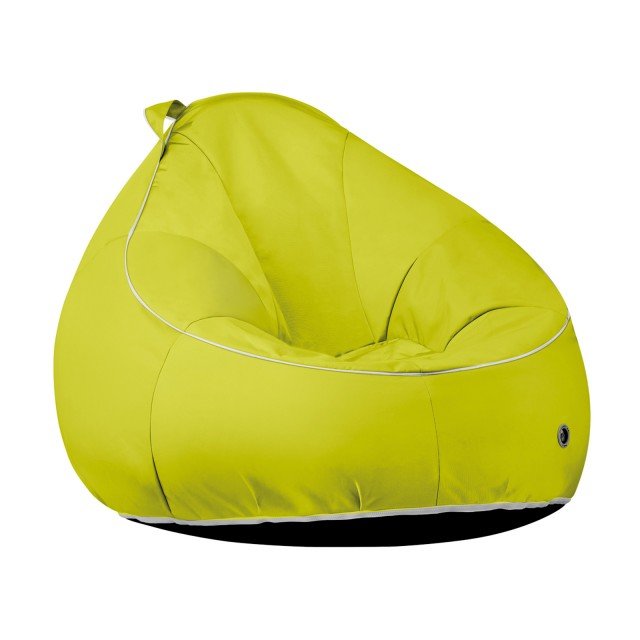 Verde acido per la Poltrona Sacco di Leroy Merlin rivestita in poliestere e imbottita in Pvc: è leggera, lavabile e può essere utilizzata anche all'esterno. Misura ø 95 cm. Prezzo 99 euro. www.leroymerlin.it Verde acido per la Poltrona Sacco di Leroy Merlin rivestita in poliestere e imbottita in Pvc: è leggera, lavabile e può essere utilizzata anche all'esterno. Misura ø 95 cm. Prezzo 99 euro. www.leroymerlin.it