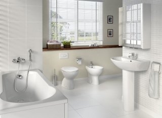 bidet e water a terra collezione Quarzo di Ceramica Dolomite in ceramica bianca sanitaria bidet e water a terra collezione Quarzo di Ceramica Dolomite in ceramica bianca sanitaria