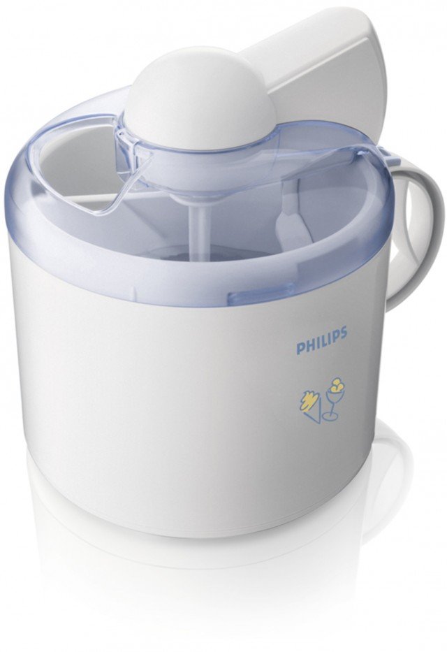 La gelatiera HR2304/70 di Philips consente di preparare fino a 1 litro di gelato cremoso e 0,8 litri di gelato classico. Ha potenza di 20 watt. Prezzo 74,99 euro. www.philips.it La gelatiera HR2304/70 di Philips consente di preparare fino a 1 litro di gelato cremoso e 0,8 litri di gelato classico. Ha potenza di 20 watt. Prezzo 74,99 euro. www.philips.it
