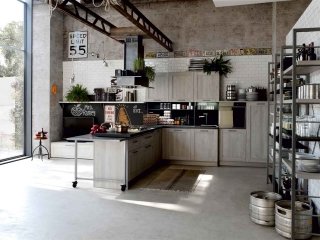 cucina aperta sul living City di Stosa Cucine cucina aperta sul living City di Stosa Cucine