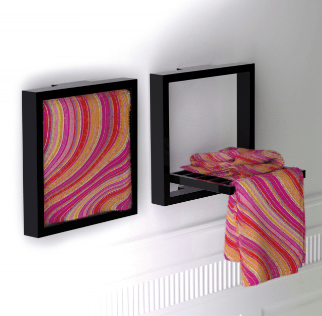 scaldasalviette elettrico con cornice radiante in acciaio TOWEL BOX di Deltacalor scaldasalviette elettrico con cornice radiante in acciaio TOWEL BOX di Deltacalor