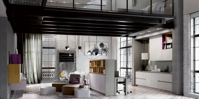 Creta di Del Tongo è una cucina di dimensioni contenute che si inserisce perfettamente anche nello spazio aperto di un loft; i pensili sono alti per ottimizzare lo spazio. Le ante sono in melaminico nella raffinata finitura Rovere patos che crea un piacevole gioco di chiaroscuri tra il fondo e la venatura. Prezzo su richiesta. www.gruppodeltongo.com Creta di Del Tongo è una cucina di dimensioni contenute che si inserisce perfettamente anche nello spazio aperto di un loft; i pensili sono alti per ottimizzare lo spazio. Le ante sono in melaminico nella raffinata finitura Rovere patos che crea un piacevole gioco di chiaroscuri tra il fondo e la venatura. Prezzo su richiesta. www.gruppodeltongo.com