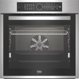 Per la pulizia del forno BBIM14400XSWE di Beko, grazie alla funzione HidroClean, basta versare un bicchier d’acqua sul fondo di una teglia e infornarla, accendere l’apparecchio e aspettare che lo sporco si ammorbidisca. Funziona con tecnologia che si ispira all’aerodinamica per garantire un flusso costante di aria uniforme per cotture veloci e omogenee. Gestibile da App per il controllo e i consigli di utilizzo, ha 13 funzioni di cottura tra cui quella specifica per pizza e Funzione Booster che accorcia il pre-riscaldamento riducendo fino al 35% il tempo necessario per raggiungere la temperatura desiderata. È in classe A+. Prezzo 949 euro. www.beko.it