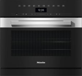 Il forno a vapore combinato DGC 7440 HC di Miele è un modello salvaspazio che assicura la massima flessibilità in cucina: permette infatti di scegliere tra cottura tradizionale, a vapore o combinata, che unisce calore umido e secco. Ha funzione di autopulizia HydroClean e vano in acciaio inox che assicurano la massima semplicità durante la pulizia. Il display DirectSensor, con testi in chiaro e comandi a sensore, rende la seleziona delle modalità di cottura e l’impostazione del forno ancora più facili ed intuitive. In classe A+, può cuocere su 3 livelli contemporaneamente. Prezzo 3.625 euro. www.miele.it