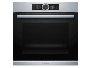 Ha funzione Pulizia EcoClean il forno a vapore Serie 8 HSG636BS1 di Bosch: un pannello catalitico assicura in modo semplice, ecologico e sicuro la pulizia della parete posteriore del forno durante la cottura, senza dover ricorrere ad alcun detergente o agente chimico. È anche pirolitico e tra le 16 funzioni e combinazioni di cottura più distintive, quella Added Steam è ideale per cuocere il pane e per arrostire in modo ottimale. Prezzo 2.693 euro. www.bosch-home.com/it/