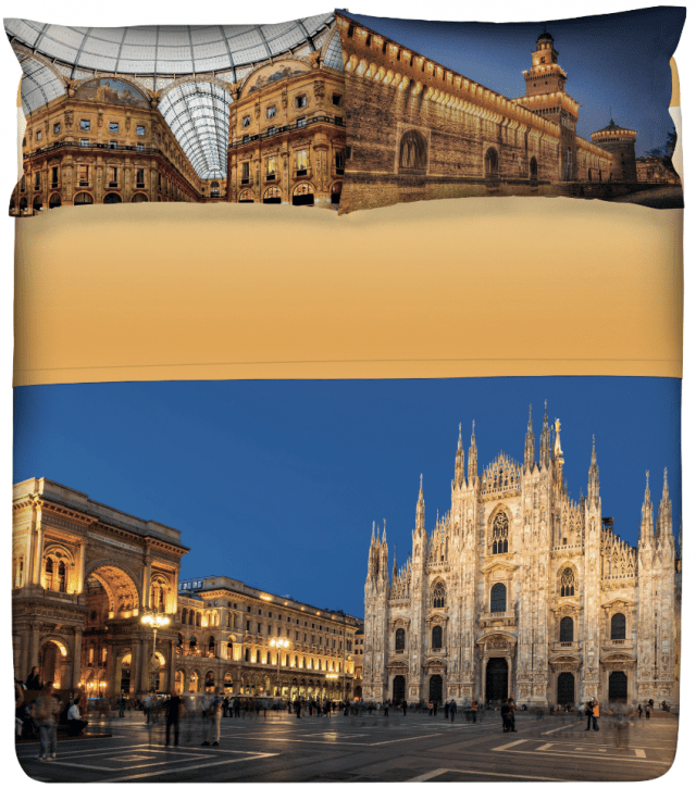 PER CELEBRARE L'EXPO. Caratterizzata dal nuovo disegno "Milano", la collezione Planet di Gabel è stata realizzata in occasione di Expo. Completo copripiumino prezzo 126 euro; completo lenzuolo copriletto 98 euro. PER CELEBRARE L'EXPO. Caratterizzata dal nuovo disegno "Milano", la collezione Planet di Gabel è stata realizzata in occasione di Expo. Completo copripiumino prezzo 126 euro; completo lenzuolo copriletto 98 euro.