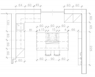 pianta-con-misure-sola-cucina pianta-con-misure-sola-cucina