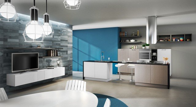 Un mini bancone snack integrato tra il lavello e i fuochi nell’isola di Plan di Berloni, la cucina moderna dalla linea squadrata declinata in una finitura laccata blu e impiallacciata Rovere Biscotto dogato. Una colonna impiallacciata misura L 60 x P 60 x H 147,3 cm. Prezzo 401 euro. www.berloni.it Un mini bancone snack integrato tra il lavello e i fuochi nell’isola di Plan di Berloni, la cucina moderna dalla linea squadrata declinata in una finitura laccata blu e impiallacciata Rovere Biscotto dogato. Una colonna impiallacciata misura L 60 x P 60 x H 147,3 cm. Prezzo 401 euro. www.berloni.it