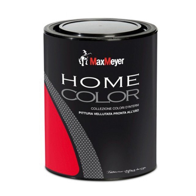 La pittura colorata pronta all’uso, a effetto pieno e vellutato, ha un elevato potere coprente; nella latta da 2,5 litri costa 27,90 euro Home Color di Max Meyer www.maxmeyer.it La pittura colorata pronta all’uso, a effetto pieno e vellutato, ha un elevato potere coprente; nella latta da 2,5 litri costa 27,90 euro Home Color di Max Meyer www.maxmeyer.it
