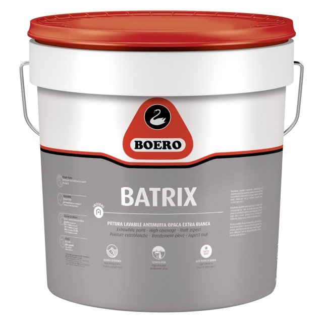 pittura lavabile extra bianca opaca Batrix di Boero antialga e antimuffa per bagno pittura lavabile extra bianca opaca Batrix di Boero antialga e antimuffa per bagno
