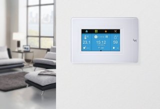 terminale multizona Th Plus di Bpt, gestibile anche da smartphone con display touch terminale multizona Th Plus di Bpt, gestibile anche da smartphone con display touch