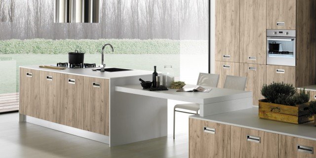 Cucine a vista per il loft, nel soggiorno open space cose di casa Cucine per loft