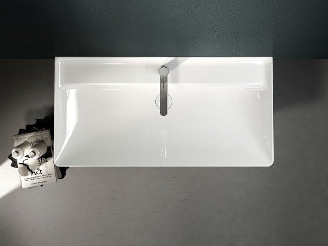lavabo sospeso squadrato Canalgrande di Hatria lavabo sospeso squadrato Canalgrande di Hatria