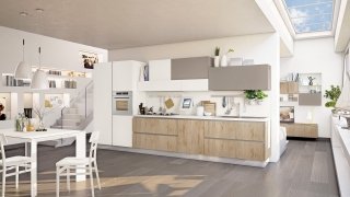 cucina modulare lineare Immagina di Lube cucina modulare lineare Immagina di Lube