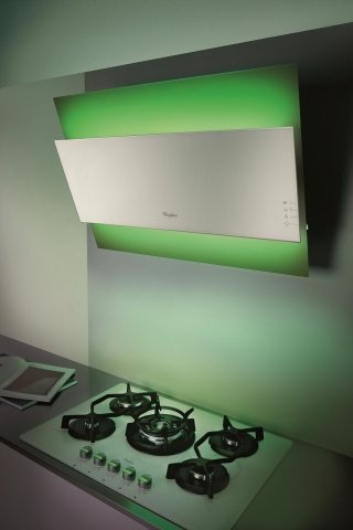 La cappa AKR457/AL Graceful Mood di Whirlpool abbina il benessere della cromoterapia all'efficienza di aspirazione. Infatti è dotata di un particolare sistema a led con 256 colori per personalizzare l’illuminazione. Ha inoltre sistema di aspirazione perimetrale che incrementa le performance del 10% e riduce la rumorosità che arriva al massimo a 64 db(A). Larga 80 cm. Prezzo da rivenditore. www.whirlpool.it La cappa AKR457/AL Graceful Mood di Whirlpool abbina il benessere della cromoterapia all'efficienza di aspirazione. Infatti è dotata di un particolare sistema a led con 256 colori per personalizzare l’illuminazione. Ha inoltre sistema di aspirazione perimetrale che incrementa le performance del 10% e riduce la rumorosità che arriva al massimo a 64 db(A). Larga 80 cm. Prezzo da rivenditore. www.whirlpool.it