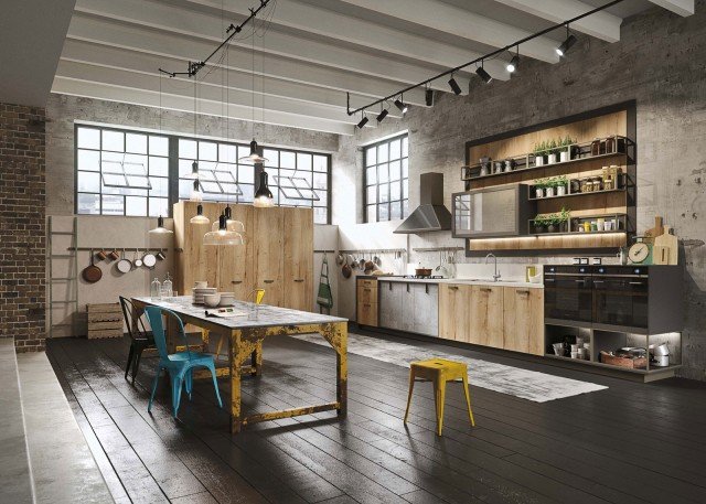 La cucina Loft di Snaidero - design Michele Marcon – esprime le più recenti tendenze “urban”: mobili compatti e resistenti in laminato legno effetto "vissuto" abbinato a materiali che appartengono alla natura: legno, metallo e vetro combinati tra loro per creare un’atmosfera che evoca status symbol metropolitani. Il prezzo della base L 30 cm x H 78 cm, con anta battente in nobilitato peltro costa 125 euro. www.snaidero.it La cucina Loft di Snaidero - design Michele Marcon – esprime le più recenti tendenze “urban”: mobili compatti e resistenti in laminato legno effetto "vissuto" abbinato a materiali che appartengono alla natura: legno, metallo e vetro combinati tra loro per creare un’atmosfera che evoca status symbol metropolitani. Il prezzo della base L 30 cm x H 78 cm, con anta battente in nobilitato peltro costa 125 euro. www.snaidero.it