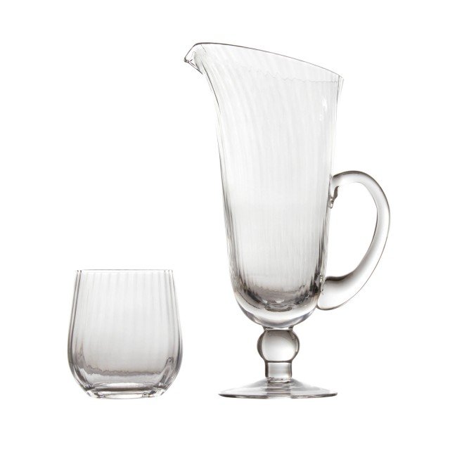 Il bicchiere e la caraffa con piede di Coincasa sono interamente realizzati in vetro trasparente e hanno una forma classica e raffinata che li rende pezzi senza tempo. Prezzo rispettivamente 5,90 euro e 29,90 euro. www.coin.it Il bicchiere e la caraffa con piede di Coincasa sono interamente realizzati in vetro trasparente e hanno una forma classica e raffinata che li rende pezzi senza tempo. Prezzo rispettivamente 5,90 euro e 29,90 euro. www.coin.it