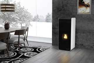 termostufa programmabile alimentabile a pellet o nocciolino Smart Idro di Pasqualicchio termostufa programmabile alimentabile a pellet o nocciolino Smart Idro di Pasqualicchio