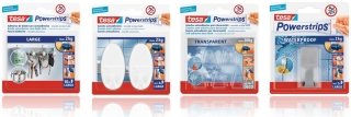 Prezzi consigliati al pubblico (iva compresa): Powerstrips® Large 10 strisce da 3,99 € – Powerstrips® Large Gancio Ovale Bianco da 4,99 € – Powerstrips® Deco 2 Ganci Trasparenti + 4 Strisce Biadesive Trasp Large da 4,99 € – Powerstrips® Waterproof Gancio Acciaio da 5,99 € Prezzi consigliati al pubblico (iva compresa): Powerstrips® Large 10 strisce da 3,99 € – Powerstrips® Large Gancio Ovale Bianco da 4,99 € – Powerstrips® Deco 2 Ganci Trasparenti + 4 Strisce Biadesive Trasp Large da 4,99 € – Powerstrips® Waterproof Gancio Acciaio da 5,99 €