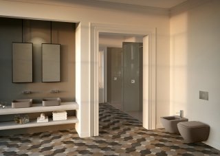 bidet e wc sospesi collezione Shui Comfort di Cielo realizzati in Extrà ceramic bidet e wc sospesi collezione Shui Comfort di Cielo realizzati in Extrà ceramic