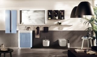 bidet e water sospesi collezione Idro di Scavolini Bathrooms con angoli smussati bidet e water sospesi collezione Idro di Scavolini Bathrooms con angoli smussati