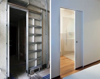 porta a scomparsa senza finiture esterne Syntesis Line scorrevole di Eclisse anta singola porta a scomparsa senza finiture esterne Syntesis Line scorrevole di Eclisse anta singola