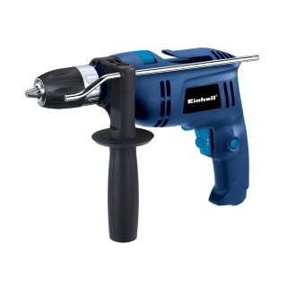 Il trapano a percussione Bt-Id 1000 E di Einhell è indicato per uso universale. Il funzionamento silenzioso, la regolazione elettronica dei giri ed il design ergonomico ne garantiscono praticità e maneggevolezza. Dotazione: impugnatura antiscivolo, reversibile, mandrino a cremagliera. Asta di profondità in metallo. Impugnatura supplementare. Dati tecnici: tensione 230 V~50 Hz. Potenza 1010 Watt. Nr. giri 0-3000 min-1.Nr. percussioni 0-48000 min-1. Capacità foratura legno 25 mm. Capacità foratura cemento 13 mm. Capacità foratura metallo 10 mm. Peso 2,5 kg. Prezzo 37,52 euro. www.einhell.it. In vendita su www.amazon.it. Il trapano a percussione Bt-Id 1000 E di Einhell è indicato per uso universale. Il funzionamento silenzioso, la regolazione elettronica dei giri ed il design ergonomico ne garantiscono praticità e maneggevolezza. Dotazione: impugnatura antiscivolo, reversibile, mandrino a cremagliera. Asta di profondità in metallo. Impugnatura supplementare. Dati tecnici: tensione 230 V~50 Hz. Potenza 1010 Watt. Nr. giri 0-3000 min-1.Nr. percussioni 0-48000 min-1. Capacità foratura legno 25 mm. Capacità foratura cemento 13 mm. Capacità foratura metallo 10 mm. Peso 2,5 kg. Prezzo 37,52 euro. www.einhell.it. In vendita su www.amazon.it.
