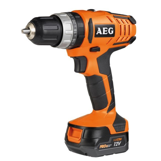 Il trapano a percussione PRO 12V modello BSB 12 G2 di AEG presenta un mandrino di 10 mm a singola ghiera facile. L’impugnatura Softgrip. 2 Velocità massime: 0-350 / 0-1350 giri/min. 24 regolazioni di frizione. Capacità batteria: 1,5 Ah Litio con aggancio a slitta. 30 Nm di coppia massima. Prezzo 257,00 euro (fornito con 2 batterie da 1,5 Ah). www.aeg-powertools.eu. Il trapano a percussione PRO 12V modello BSB 12 G2 di AEG presenta un mandrino di 10 mm a singola ghiera facile. L’impugnatura Softgrip. 2 Velocità massime: 0-350 / 0-1350 giri/min. 24 regolazioni di frizione. Capacità batteria: 1,5 Ah Litio con aggancio a slitta. 30 Nm di coppia massima. Prezzo 257,00 euro (fornito con 2 batterie da 1,5 Ah). www.aeg-powertools.eu.