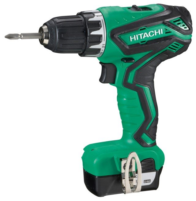 Il trapano avvitatore cordless modello DS10DAL di Hitachi presenta: n.2 batterie da 10,8V- 1,5 Ah al litio; mandrino a ghiera singola 0,8 – 10 mm; coppia di serraggio 36 Nm; foratura acciaio del diametro di 10 mm; foratura legno diametro 29 mm. La velocità a vuoto è di 0-350/1.300 giri/min. Il trapano è dotato di sorgente luminosa a Led e pesa 1 kg. Prezzo 172,00 euro (+ IVA). www.hitachi-powertools.it Il trapano avvitatore cordless modello DS10DAL di Hitachi presenta: n.2 batterie da 10,8V- 1,5 Ah al litio; mandrino a ghiera singola 0,8 – 10 mm; coppia di serraggio 36 Nm; foratura acciaio del diametro di 10 mm; foratura legno diametro 29 mm. La velocità a vuoto è di 0-350/1.300 giri/min. Il trapano è dotato di sorgente luminosa a Led e pesa 1 kg. Prezzo 172,00 euro (+ IVA). www.hitachi-powertools.it