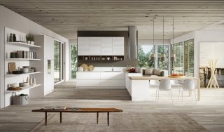 cucina con penisola di Wega di Arredo3 cucina con penisola di Wega di Arredo3