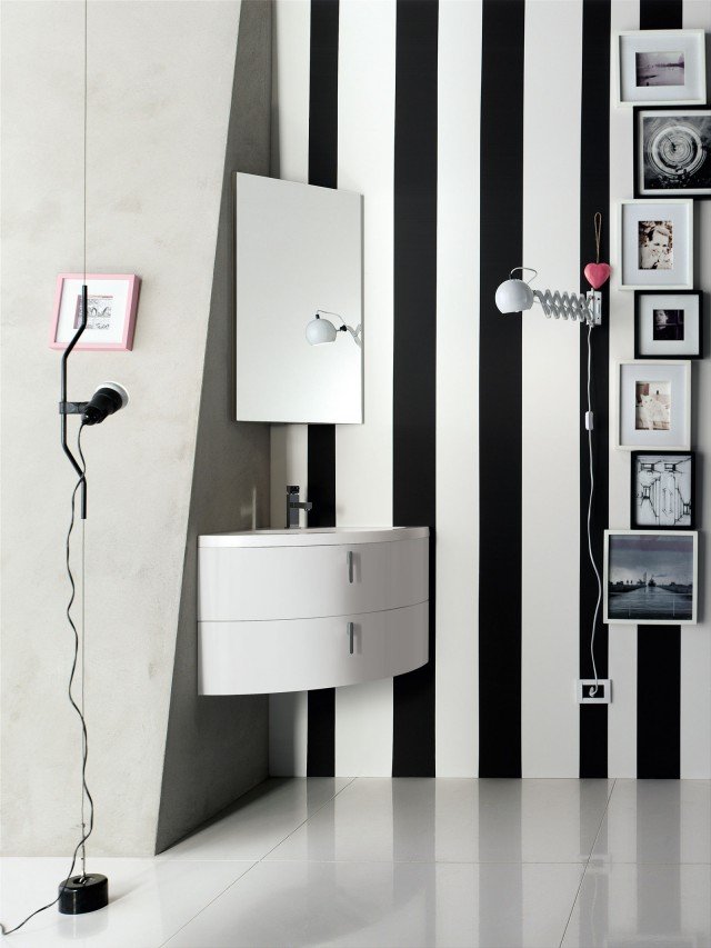 mobile lavabo Quantum di Arcom ad angolo mobile lavabo Quantum di Arcom ad angolo